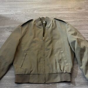 Men's Olive Bomber Jacket